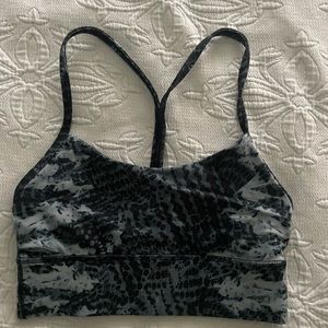 lululemon flow Y long line sports bra